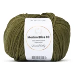 LindeHobby Merino Bliss 90 20 Militærgrøn