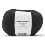 LindeHobby Merino Bliss 90 08 Meget mørkebrun