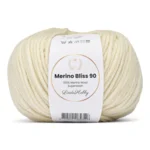 LindeHobby Merino Bliss 90 01 Creme