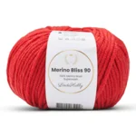 LindeHobby Merino Bliss 90 27 Rød