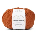 LindeHobby Merino Bliss 115 17 Hasselnød