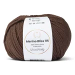 LindeHobby Merino Bliss 115 14 Mørkebrun
