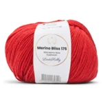 LindeHobby Merino Bliss 175 36 Kirsebærrød