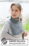 253-27 Moonlit Tide Neck Warmer by DROPS Design