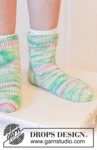 48-19 Watermelon Socks by DROPS Design