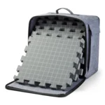 LindeHobby Blocking Måtter i Filtet Taske med 100 T-nåle, Grå