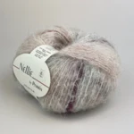 Permin Nellie 08 Sart rosa/vinrød/rust