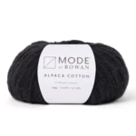 Mode at Rowan Alpaca Cotton 010 Noir