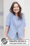 259-33 Blue Coast Cardi by DROPS Design