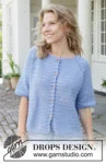 259-33 Blue Coast Cardi by DROPS Design