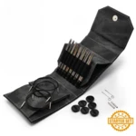 LYKKE Udskiftelige Rundpindesæt Driftwood, Starter Set, Grå, 13 cm