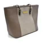 LYKKE Duo Tote Bag Taupe/champagne
