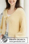 258-30 Lemon Fizz Cardigan by DROPS Design