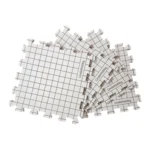 LindeHobby Blocking Måtter i Filtet Taske med 100 T-nåle, Hvid
