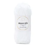 LindeHobby Bloom 8/8 Mercerized Cotton 02 Hvid