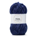 LindeHobby Fuzzy Chenille 17 Marineblå