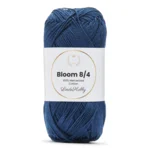 LindeHobby Bloom 8/4 Mercerized Cotton 17 Marineblå