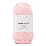 LindeHobby Bloom 8/4 Mercerized Cotton 09 Lyserød