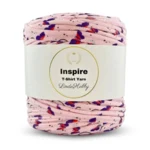 LindeHobby Inspire Print 08 Lyserød med sommerfugle