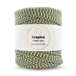 LindeHobby Inspire Print 13 Grøn med tynde hvide striber