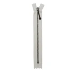 KK Fast Lynlås Antik Messing 4 mm 17 cm 841 Ecru