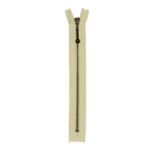 YKK Fast Lynlås Antik Messing 4 mm 23 cm 345 Duset gul