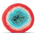 LindeHobby Lily Cotton Cake 14 Rød koral