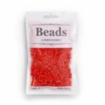 LindeHobby Beads Glitter 03 Rød