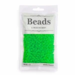LindeHobby Beads Neon 02 Grøn