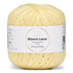LindeHobby Bloom Lace Mercerized Cotton 21 Blød gul