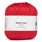 LindeHobby Bloom Lace Mercerized Cotton 25 Rød