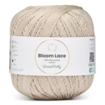 LindeHobby Bloom Lace Mercerized Cotton 39 Perlegrå