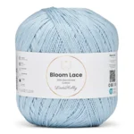 LindeHobby Bloom Lace Mercerized Cotton 28 Babyblå