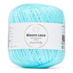 LindeHobby Bloom Lace Mercerized Cotton 14 Himmelblå