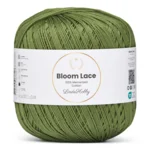 LindeHobby Bloom Lace Mercerized Cotton 20 Olivengrøn