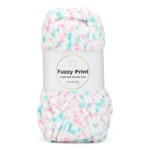 LindeHobby Fuzzy Chenille Print 07 Søde drømme