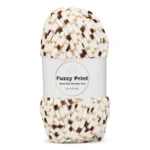 LindeHobby Fuzzy Chenille Print 02 Morgenkaffe