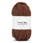 LindeHobby Fuzzy Chenille BIG 20 Bitter kaffe