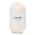 LindeHobby Fuzzy Chenille BIG 10 Creme (lys beige)