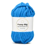 LindeHobby Fuzzy Chenille BIG 30 Himmelblå