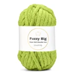 LindeHobby Fuzzy Chenille BIG 32 Græsgrøn