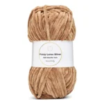 LindeHobby Fuzzy Chenille Silver Lurex 22 Nescafe