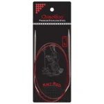 ChiaoGoo Rundpinde Knit Red Rustfrit Stål (23-100 cm) 100 cm