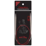 ChiaoGoo Rundpinde Knit Red Rustfrit Stål (23-100 cm) 60 cm