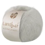 Lana Grossa Landlust Kidmohair 17 Lysegrå