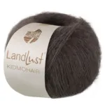 Lana Grossa Landlust Kidmohair 19 Gråbrun