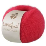 Lana Grossa Landlust Kidmohair 11 Hindbærrød