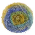 Lana Grossa Basta Mista 101 Sennepsgul/Lindgrøn/Royalblå/Jeansblå/Grå/Musegrå