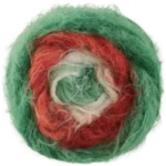 Lana Grossa Basta Mista 799 Grøn/Hvid/Rød