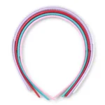 LindeHobby Hårbøjler, Assorterede farver, 8 mm, 5 stk